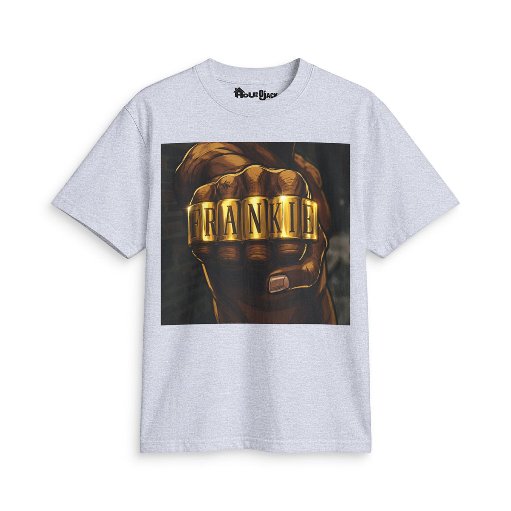 Franklin Knuckle Ring Graphic Tee — Bold Vintage Boxing Fist T-Shirt