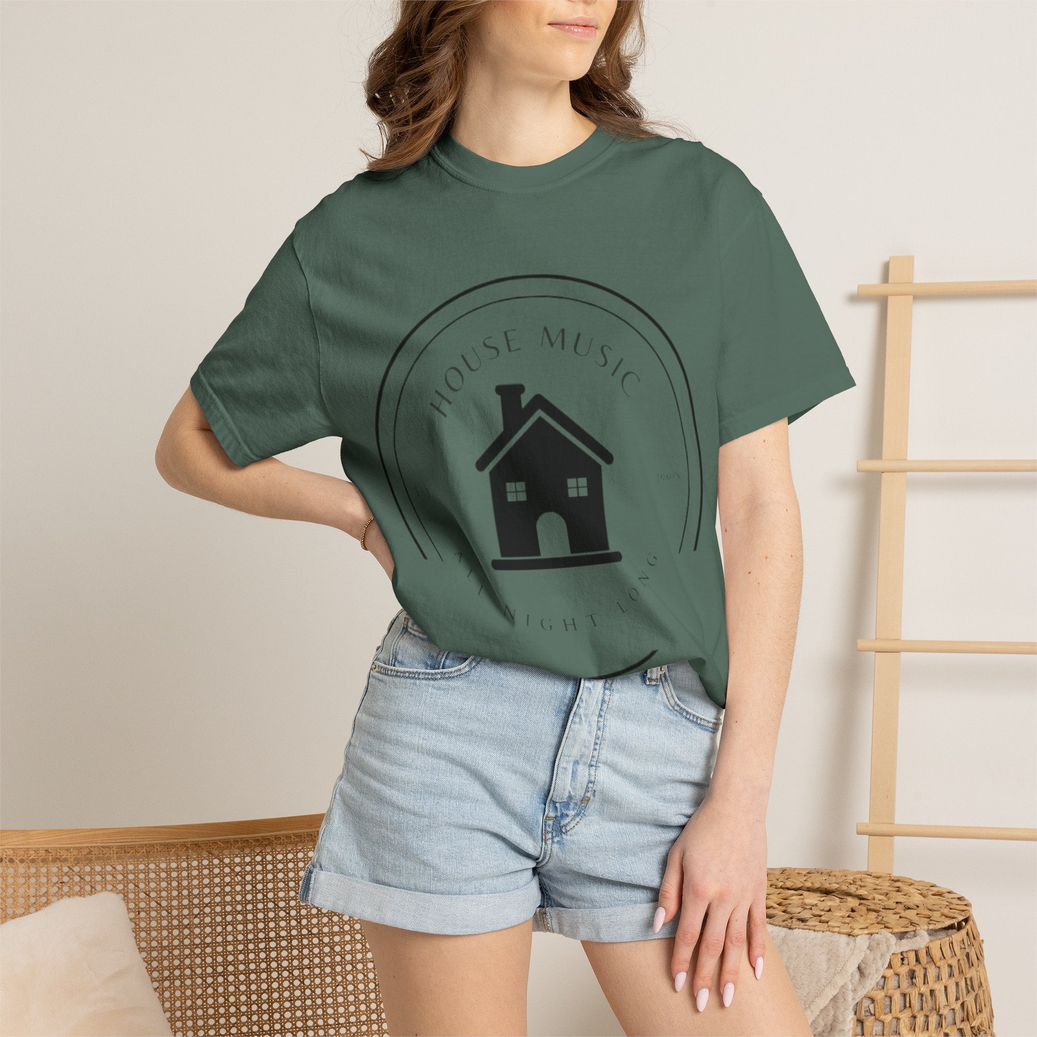 House Music T-Shirt — Home Is Where The Heart Is DJ Tee